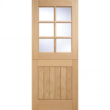 Cottage - Stable - 6 Lite- Glazed Exterior Door - Oak - 2032 x 813 x 44
