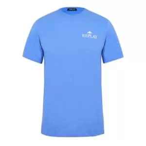 Replay Small Logo T-Shirt - Blue