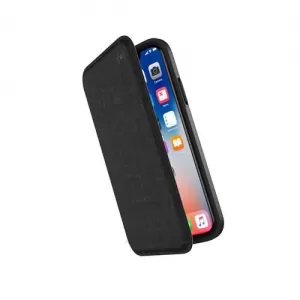 Speck Presidio Folio iPhone X Black Grey Phone Case Adjustable Viewing