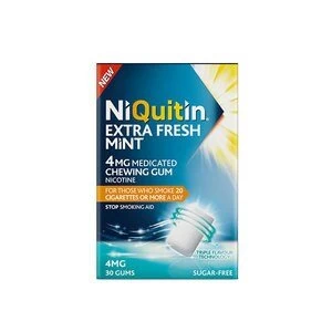 NiQuitin Extra Fresh Mint Gum 4mg 30s