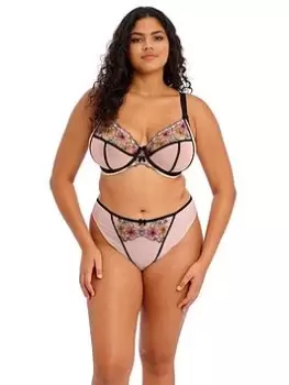 Elomi Carrie Underwired Plunge Bra - Pink, Size 44E, Women