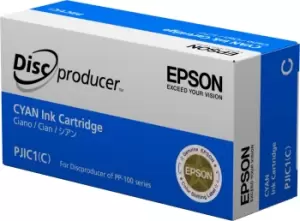 Epson C13S020447/PJIC1 Ink cartridge cyan 26ml for Epson PP 100/50