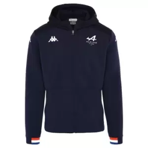 2022 Alpine Team Hooded Zip Sweater (Black)