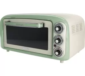 Ariete Green Vintage 18L Mini Electric Oven - wilko