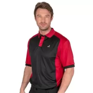 Under Par Golf Polo Shirt Mens - Black