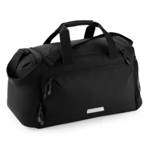 Quadra Academy Shoulder Strap Holdall Bag (Pack of 2) (One Size) (Black)