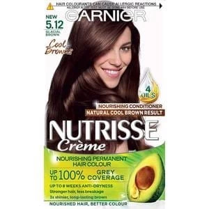 Garnier Nutrisse Permanent Hair Dye Glacial Brown 5.12