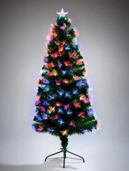 Festive 5ft Fibre Optic Sparkle Christmas Tree