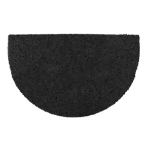 Oseasons Plain Half Moon Doormat - Black