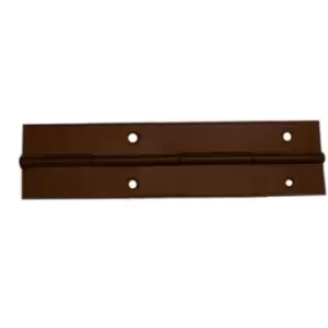 Metal Piano Hinge Gold Colour 30x120mm - Colour Brown - Pack of 10