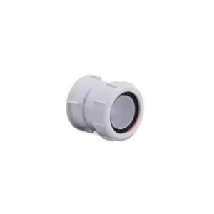 McAlpine Multifit Straight Connector White 38mm FIT29 - 835163