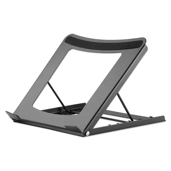 Manhattan 462129 Laptop and Tablet Stand Adjustable (5 positions) 15.6" Portable Stand - Black