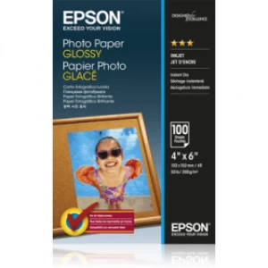 Epson C13S042548 10x15cm Glossy Photo Paper 200g x100