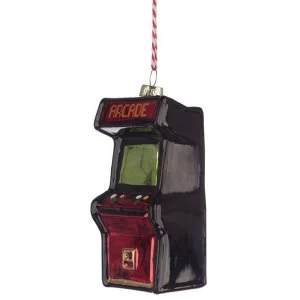 Game Over Arcade Game Glass Christmas Bauble Decoration