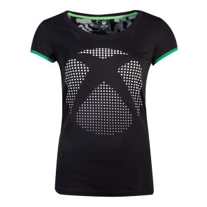 Microsoft - Dot Logo Womens Large T-Shirt - Black