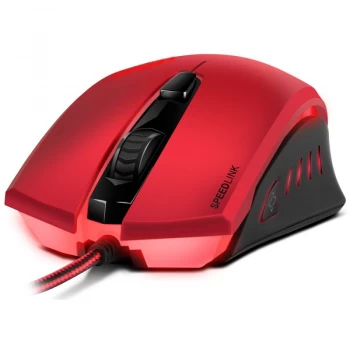 Speedlink Ledos 3000dpi Optical Gaming Mouse Red - SL-6393-rd