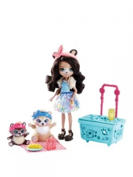 Enchantimals Paws For A Picnic Doll Set