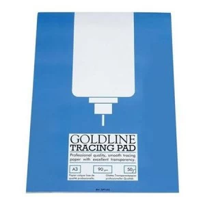 Goldline Professional Tracing Pad 90gsm 50 Sheets A3 Pack of 5