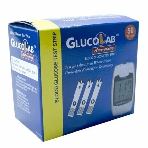 GlucoLab Blood Glucose Test Strips 50 Strips