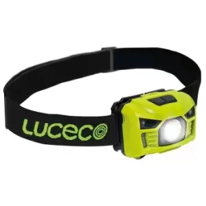 Masterplug Luceco LILH15P65 Rechargeable 3W Head Torch 150Lumens
