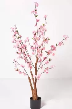 Artificial Blossom Tree with Pink Silk Flowers 130cm (4'2”)