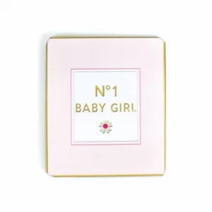 Metal No 1 Baby Girl Magnet by Heaven Sends