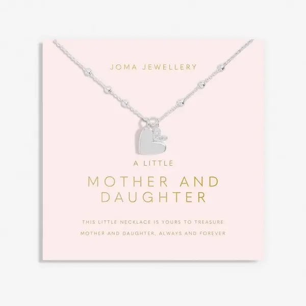 Mother's Day A Little Mother Daughter Silver Plated Necklace 6929