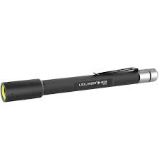 LED Lenser i6ER Industrial Rechargeable LED Pen Torch Black & Yellow