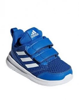 adidas Altarun Cf Infant Trainers, Blue/White, Size 4