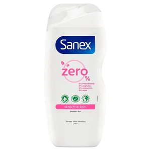 Sanex Zero % Sensitive Skin Shower Gel 225Ml