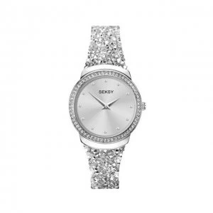 Seksy Silver Fashion Watch - 40039