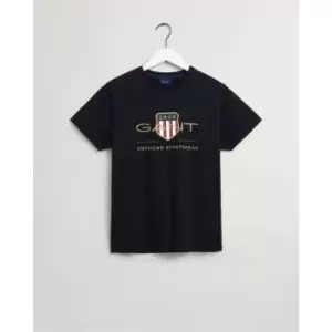 Gant Archive T Shirt - Black