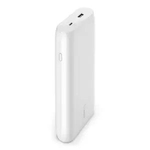 Belkin 20000mAh Power Bank with 30W Power Delivery - White