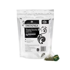 Twining Tea Luxury Pyramid Teabags Simply Sencha Pouch 40 Bags F12529