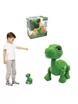 Lexibook Power Puppy Mini - Dinosaur Robot With Light And Sound Effects, Hand Clap Command, Voice Repeat