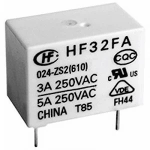 PCB relays 5 Vdc 5 A 1 maker Hongfa HF32FA005 HSL