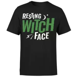 Resting Witch Face T-Shirt - Black - M - Black