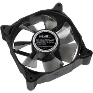 NoiseBlocker Multiframe M8-S3 PC fan Black, Grey (transparent) (W x H x D) 80 x 80 x 25 mm