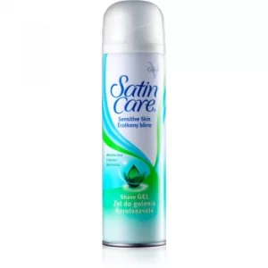Gillette Satin Care Sensitive Skin Shaving Gel For Her Aloe Vera 200ml
