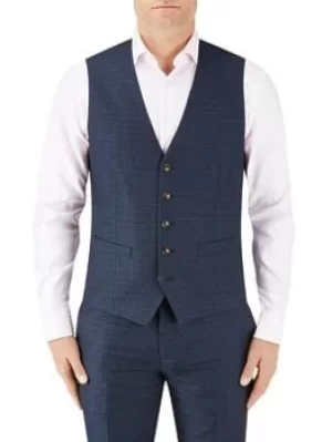 Skopes Santini Standard Waistcoat, Navy, Size 38, Men