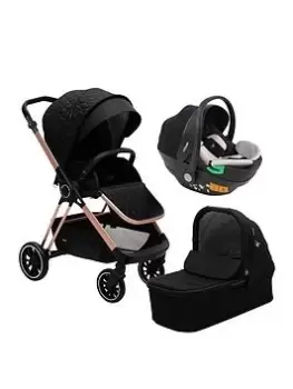 My Babiie MB250i Billie Faiers Black Quilted iSize Travel System, One Colour