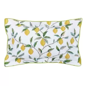 Morris and Co Lemon Tree Cotton Oxford Pillowcase - Green