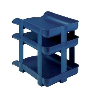 Rexel Agenda2 Risers for Letter Trays Blue 1 x Pack of 5 Risers