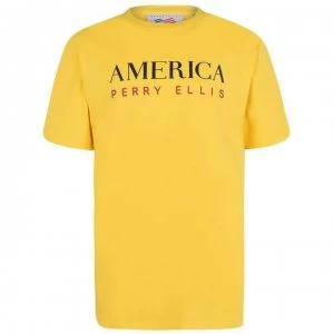 Perry Ellis America T Shirt - Yellow
