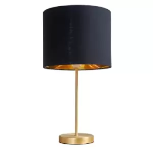 Charlie Stem Table Lamp in Gold - No Bulb
