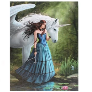 Small Enchanted Pool Canvas Picture by Anne Stokes