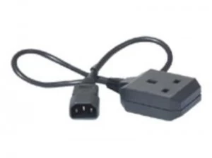APC Power cable IEC 320 EN 60320 C14 (M) BS 1363 (F) 61cm black