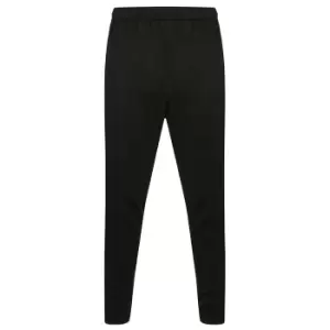 Finden & Hales Mens Knitted Tracksuit Pants (XL) (Black/Gunmetal)