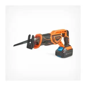Vonhaus - 20V Cordless Reciprocating Saw with 3.0Ah 20V max Battery, Fast Charger, 2 Blades & Bag - 0-2800RPM Variable Speed, Electric Brake, Rubber
