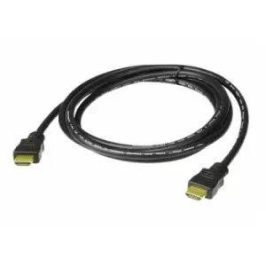 ATEN High Speed HDMI Cable with Ethernet True 4K ( 4096X2160 @ 60Hz); 3m HDMI Cable with Ethernet